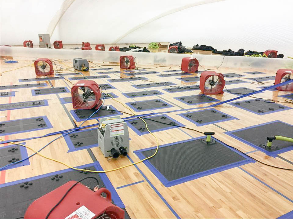 Water Damage Restoration for Gyms in Indianapolis Indiana